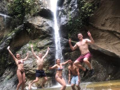 Palmer, Margan, Rebecca, Lea and Jordan group for 2d1n on4-5May 2022 | Chiang Mai Trekking | The best trekking in Chiang Mai with Piroon Nantaya