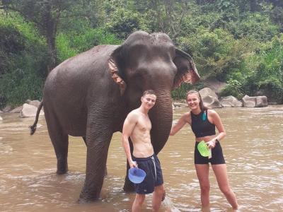 Palmer, Margan, Rebecca, Lea and Jordan group for 2d1n on4-5May 2022 | Chiang Mai Trekking | The best trekking in Chiang Mai with Piroon Nantaya